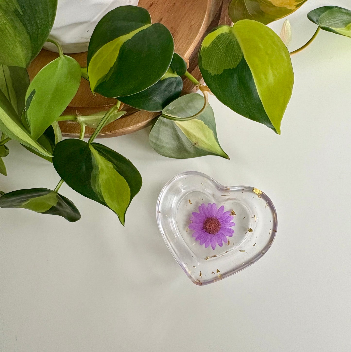 Purple Heart Trinket Dish