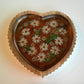 Heart Wood Floral Platter