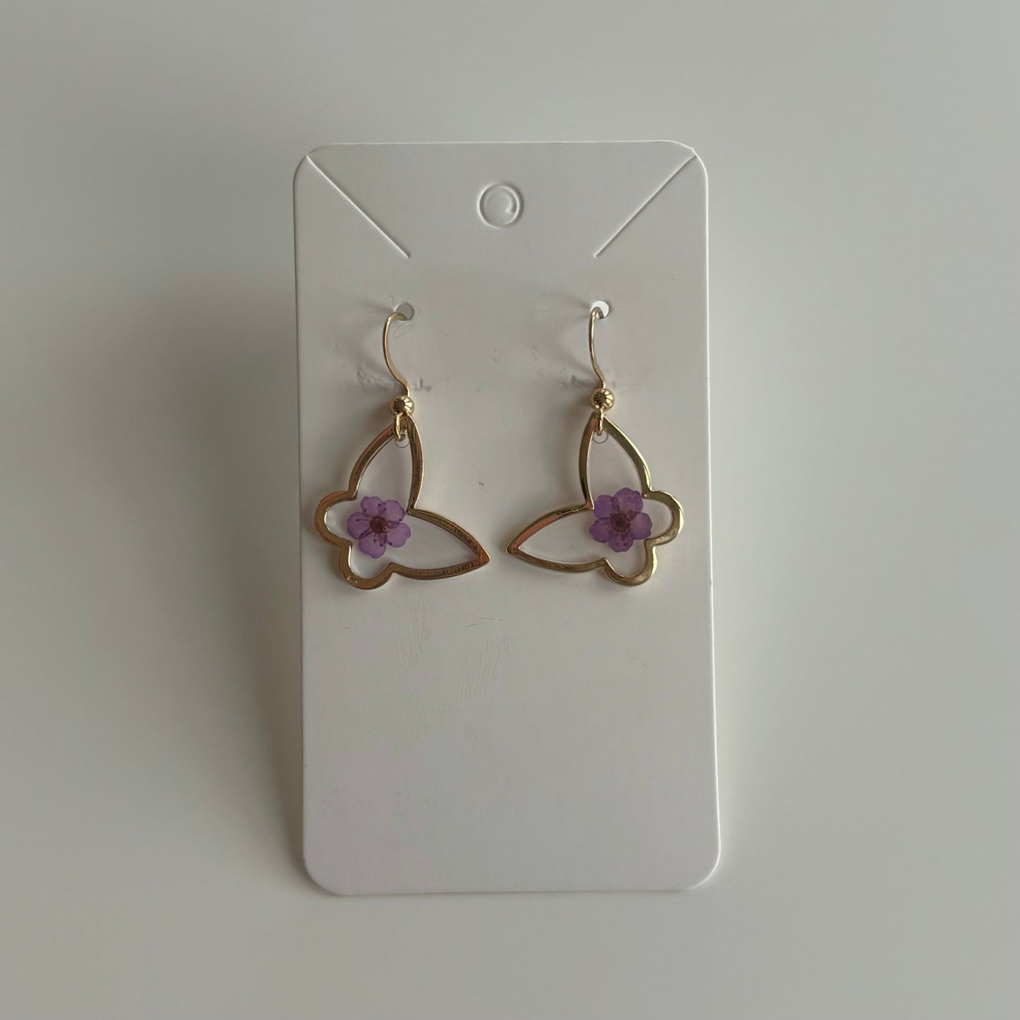 Butterfly Flower Earrings