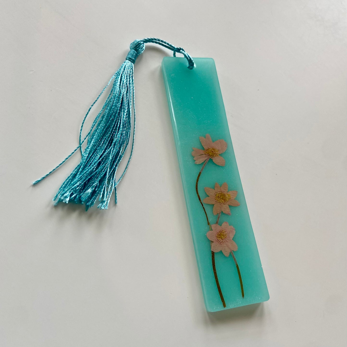 Mint Flower Bookmark