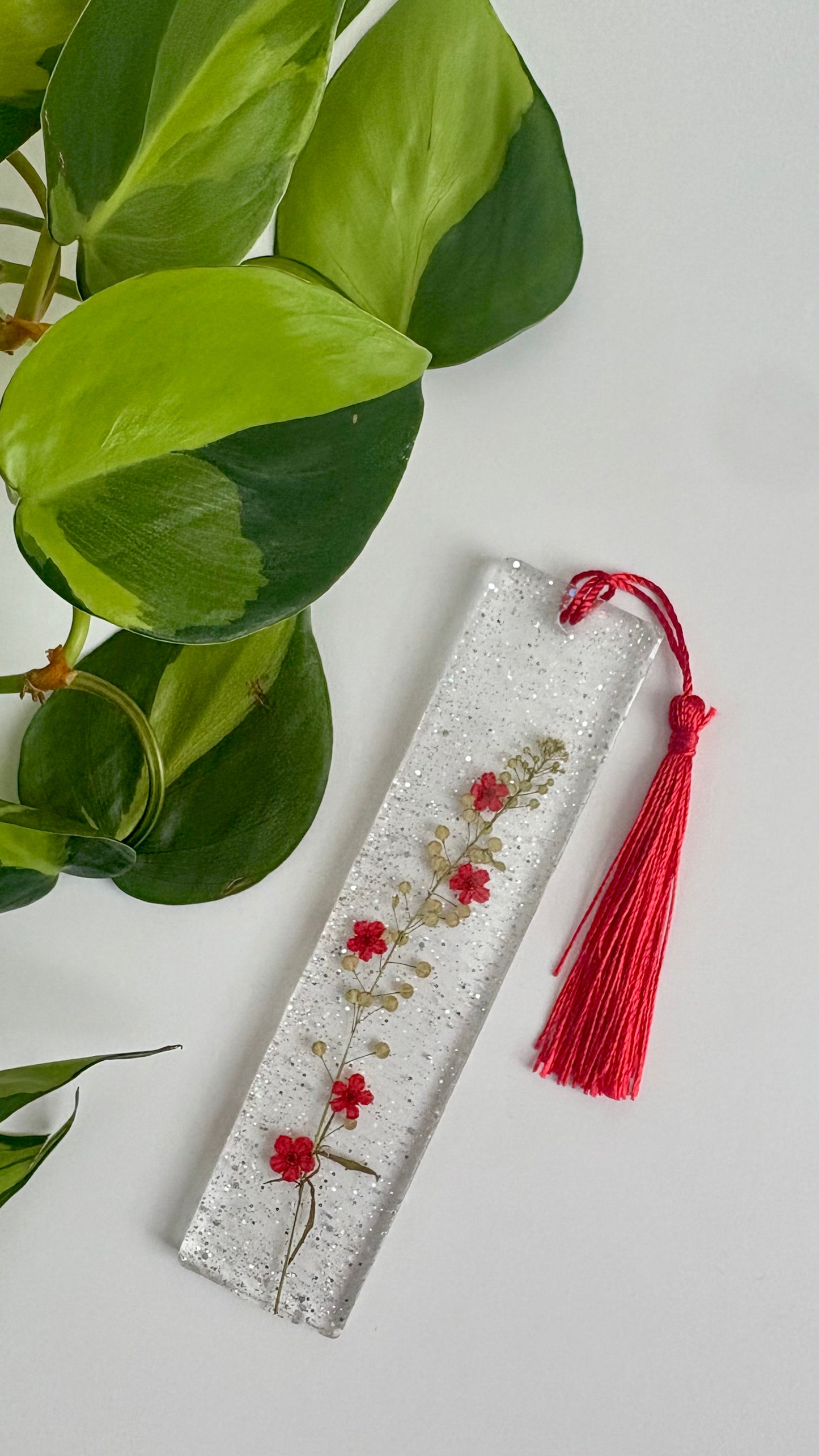 Red “On the Vine” Bookmark