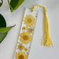 Yellow Floral Bookmark