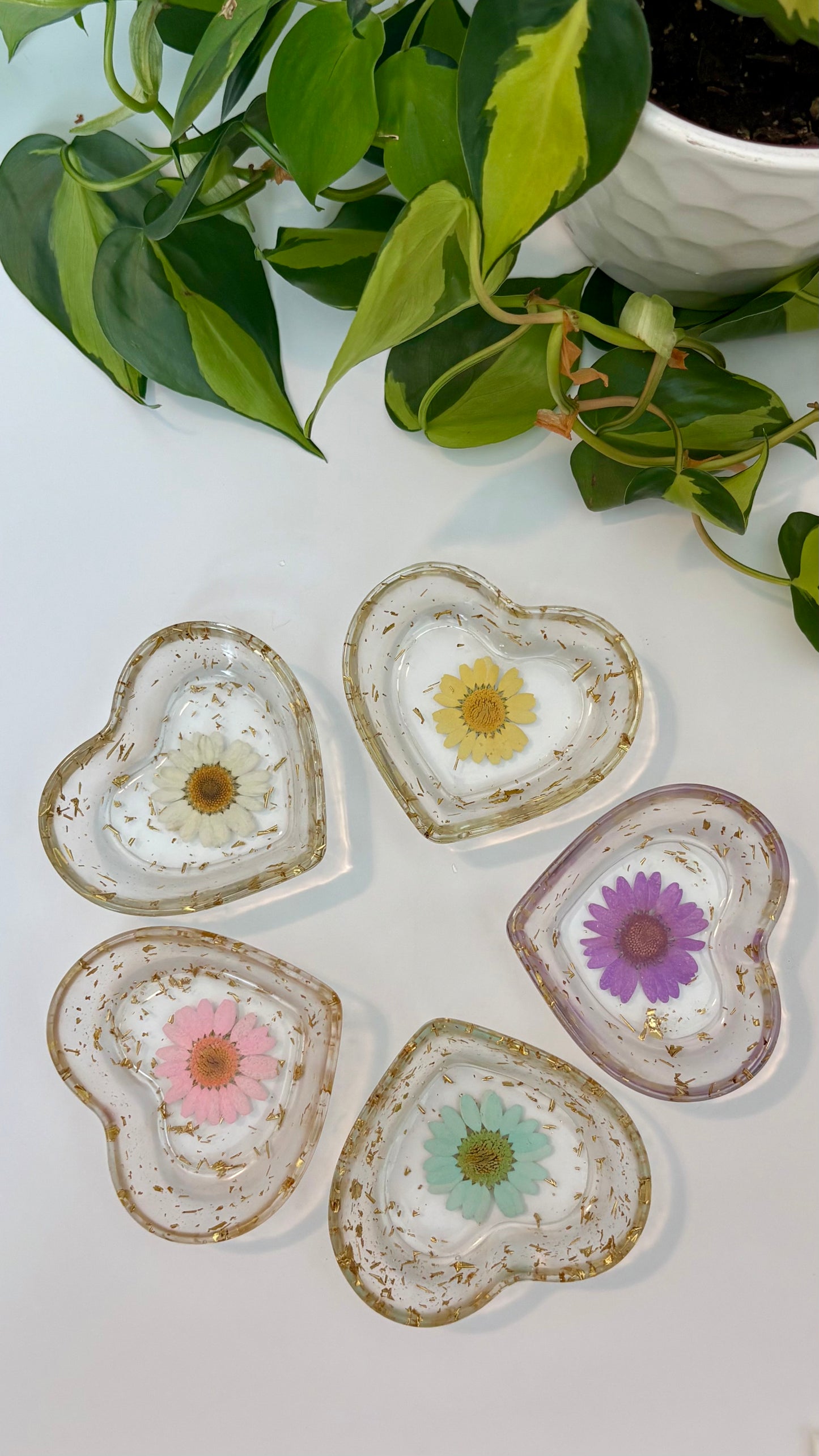 Pink Heart Trinket Dish