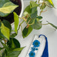 Blue Floral Bookmark