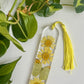 Yellow Floral Butterfly Bookmark