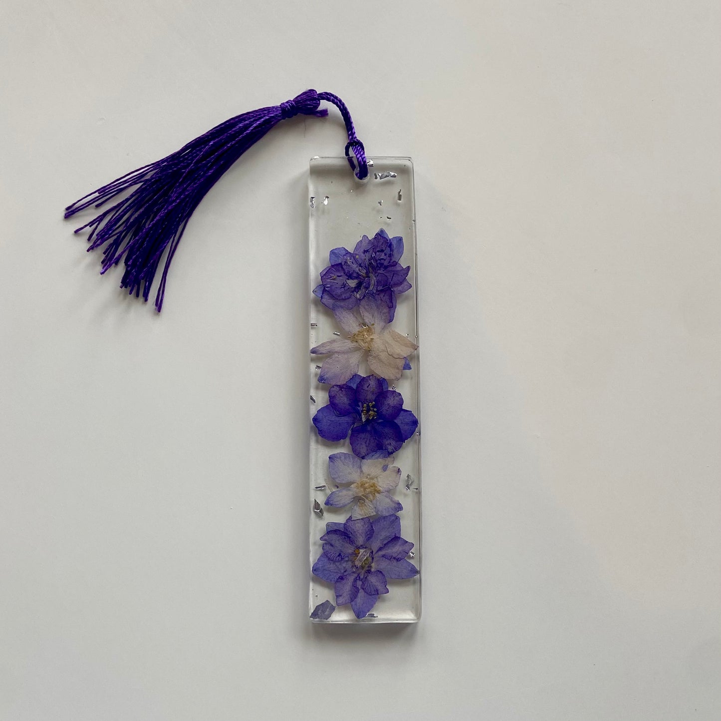 Purple Larkspur Bookmark