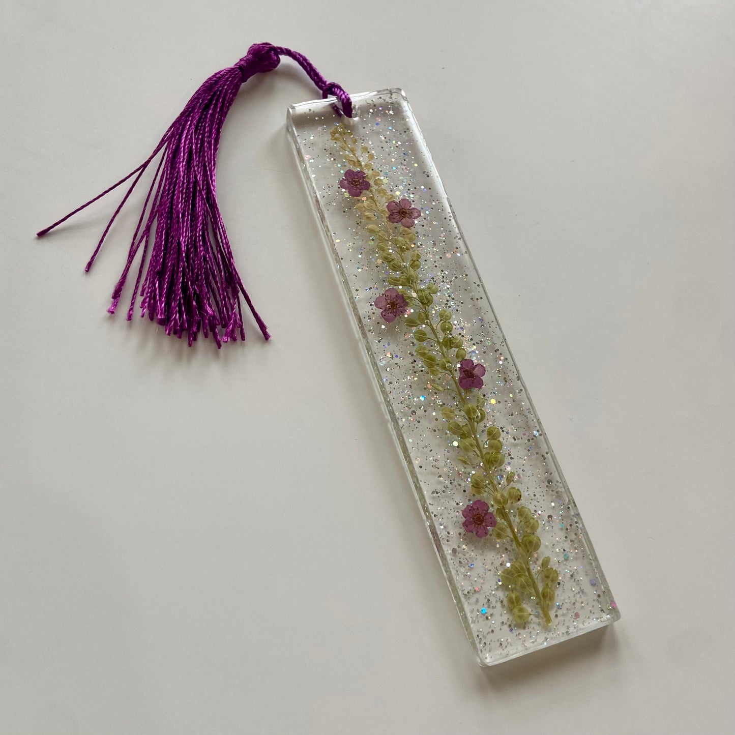 Glitter “On the Vine” Bookmark