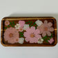 Small Rectangle Wood Floral Tray