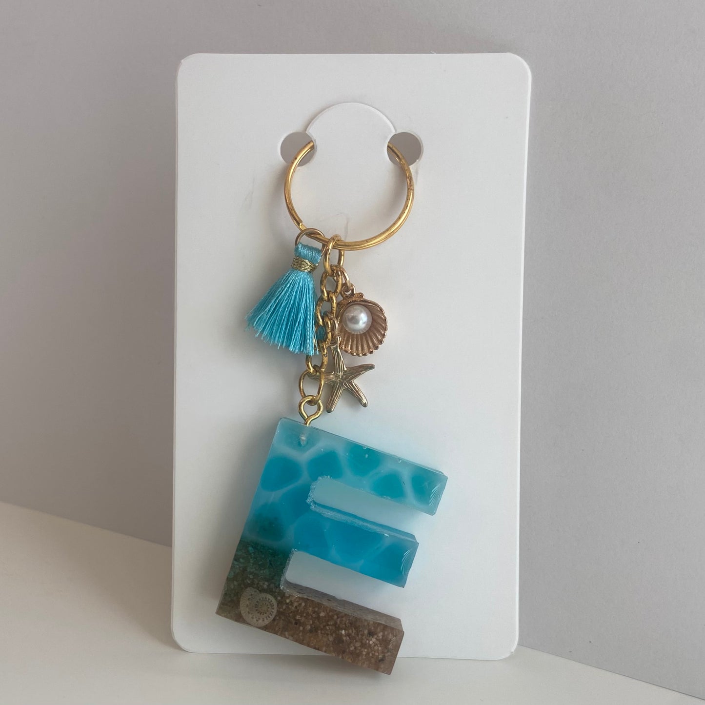 Ocean Initial Keychain