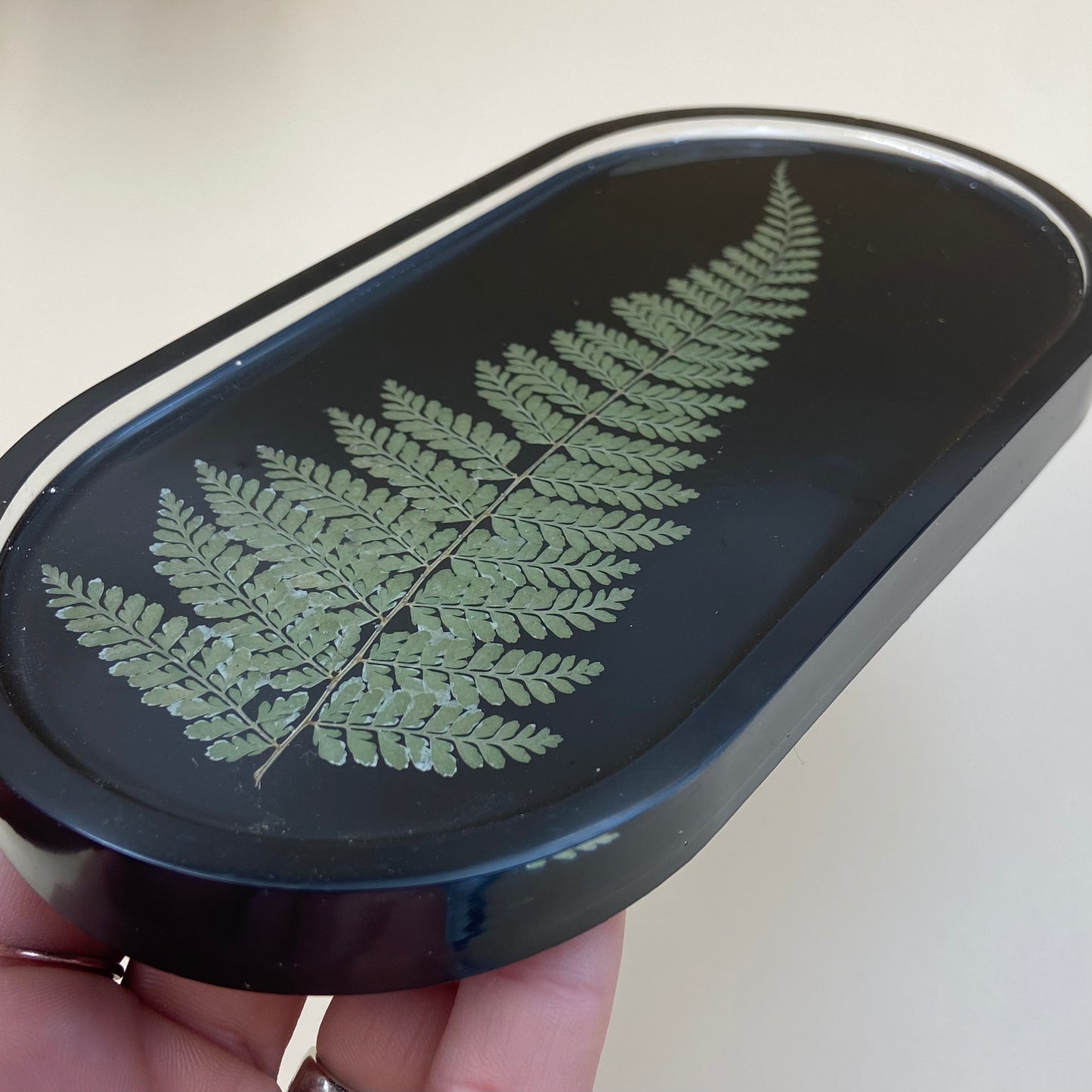 Small Oval GreeneryTrinket Tray