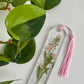 Pink Curved “On the Vine” Bookmark