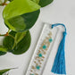 Teal “On the Vine” Bookmark