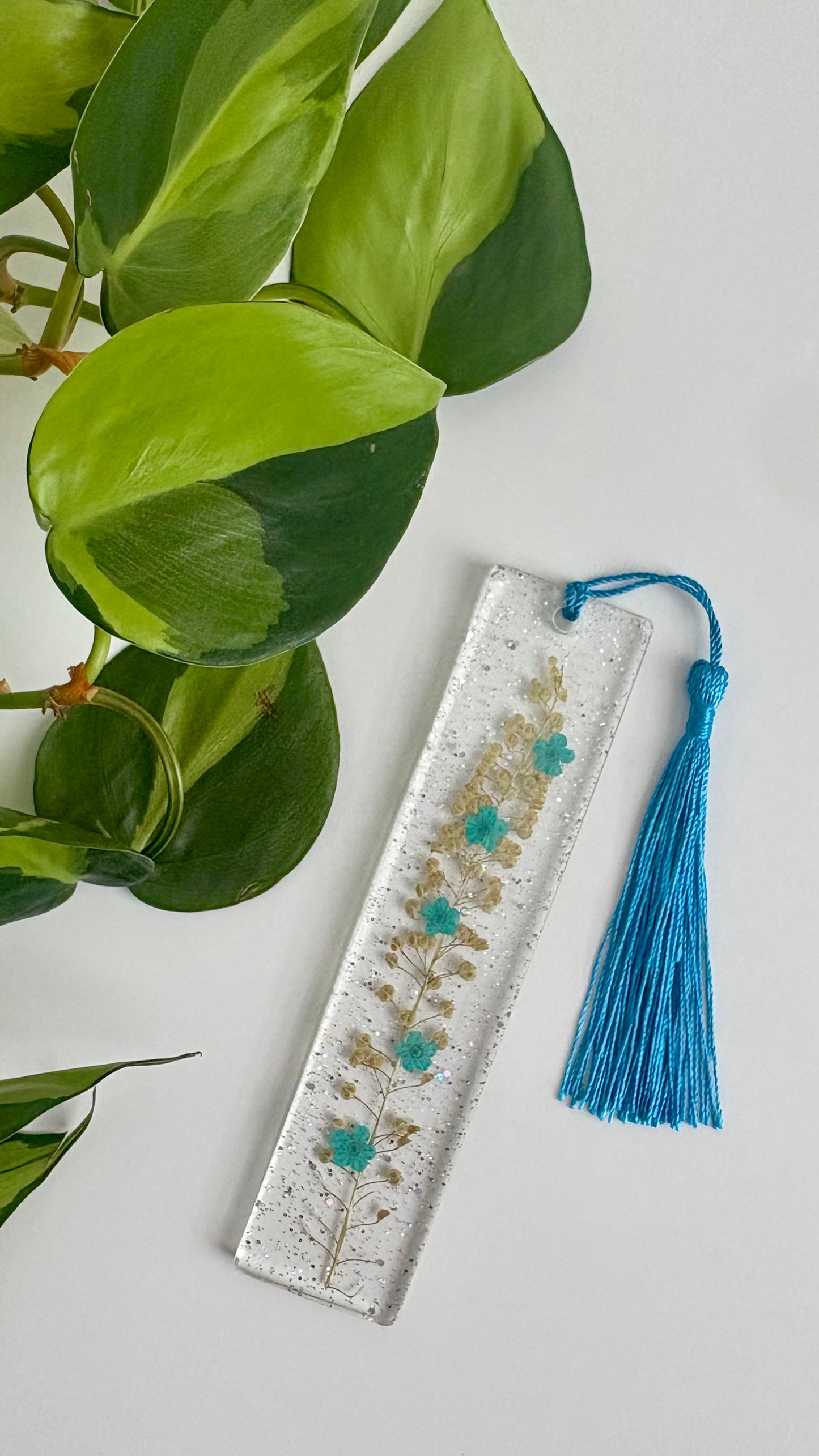 Teal “On the Vine” Bookmark