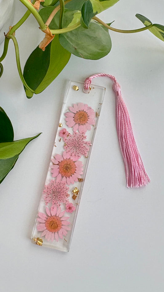 Light Pink Floral Bookmark