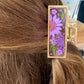 Purple Gold Claw Clip