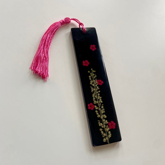 Black “On the Vine” Bookmark