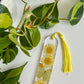 Yellow Floral Butterfly Bookmark