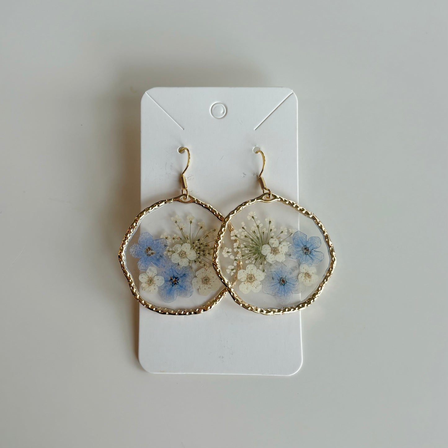 Round Floral Earrings