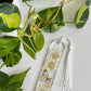 White Floral Butterfly Bookmark