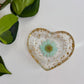 Teal Heart Trinket Dish