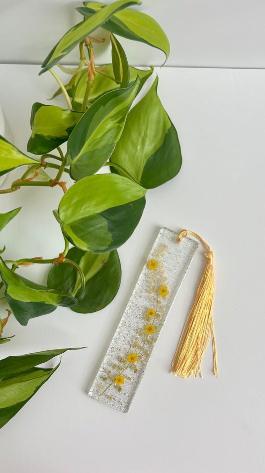 Yellow “On the Vine” Bookmark