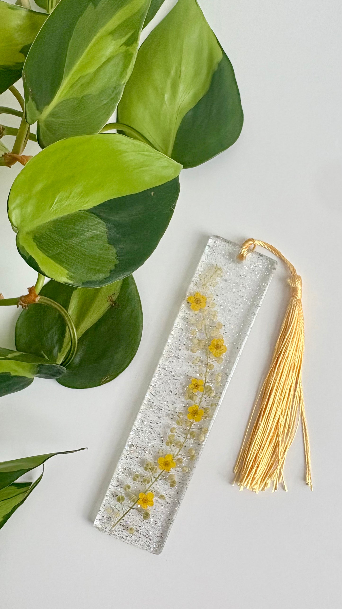 Yellow “On the Vine” Bookmark