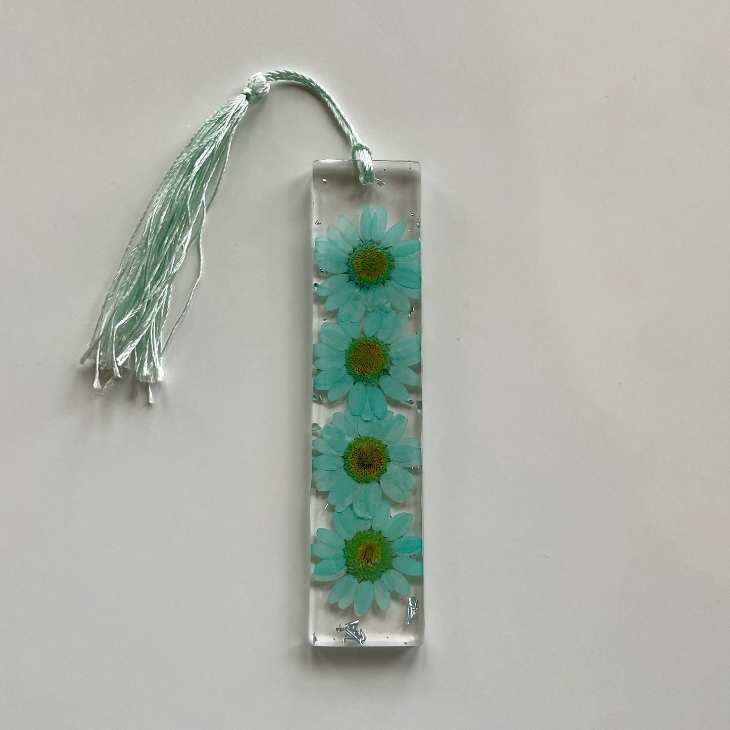 Teal Daisy Bookmark