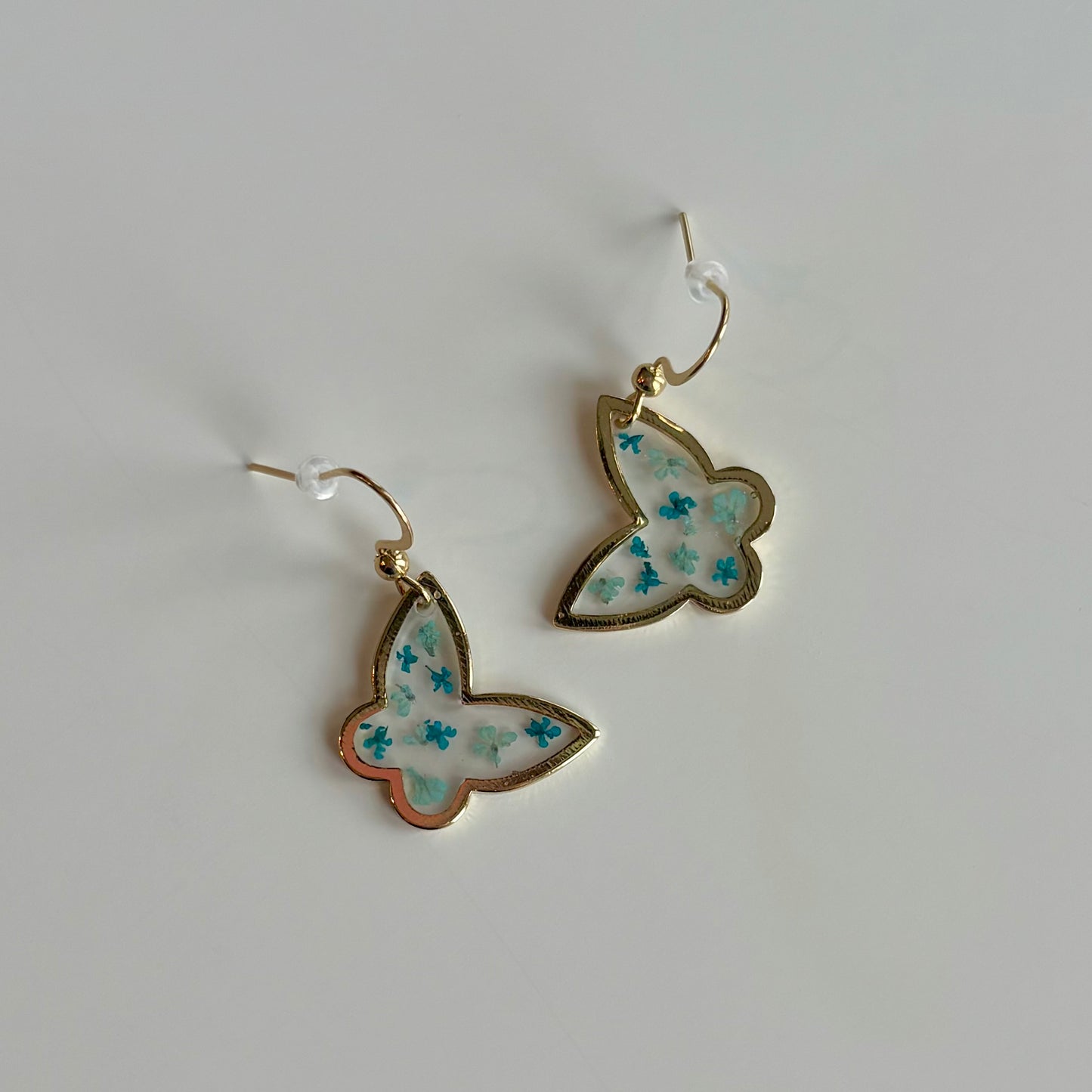 Butterfly Flower Earrings