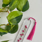 Magenta Curved “On the Vine”Bookmark