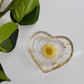 Yellow Heart Trinket Dish
