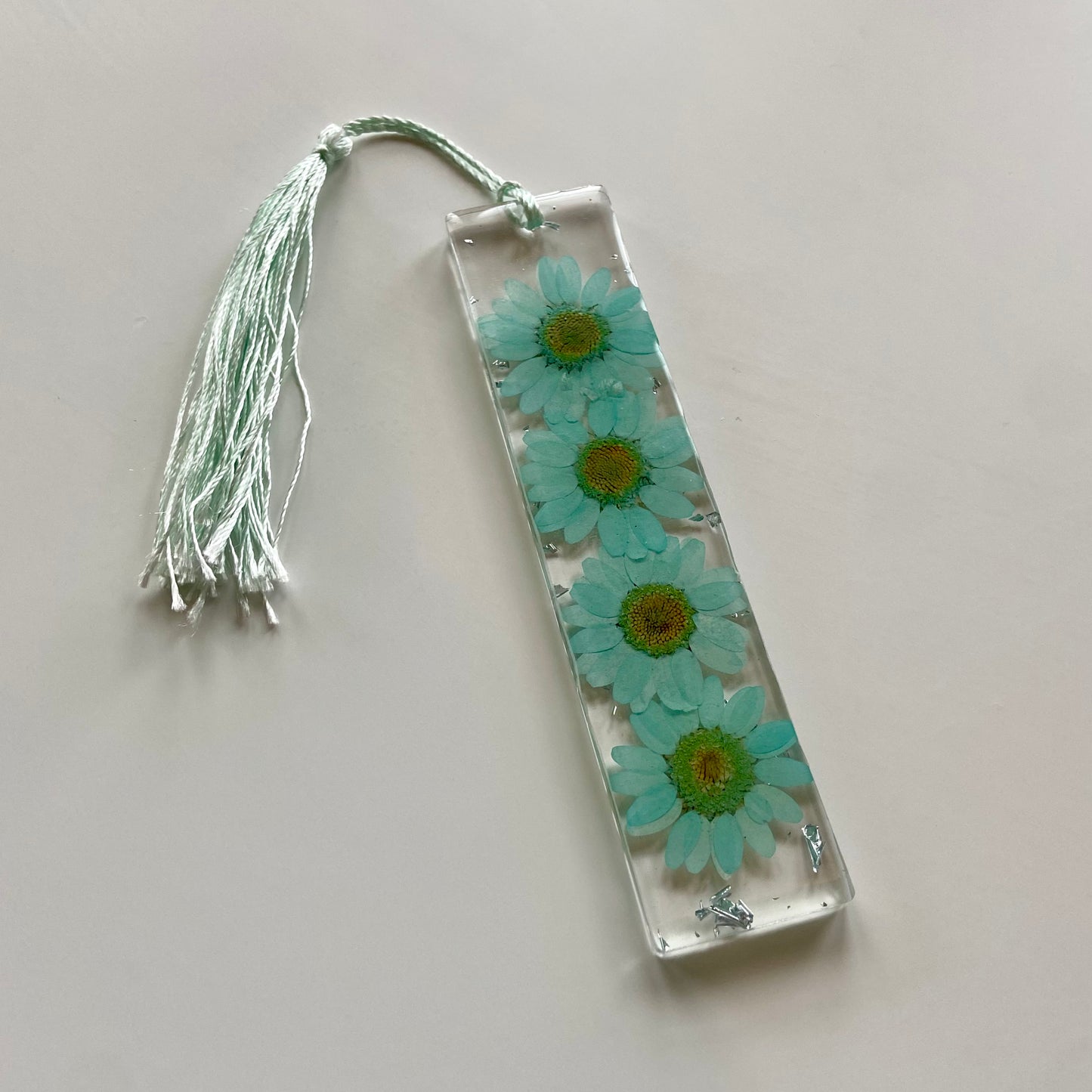 Teal Daisy Bookmark