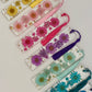 Blue Floral Bookmark