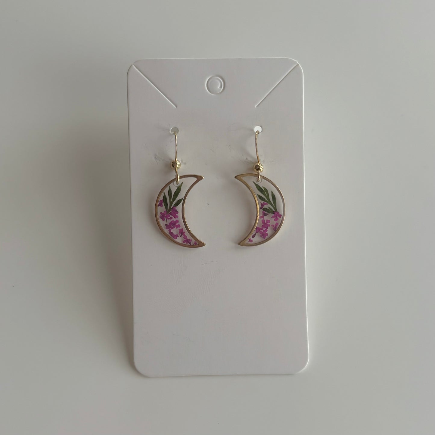 Moon Floral Earrings