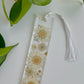 White Floral Bookmark
