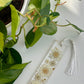 White Floral Bookmark