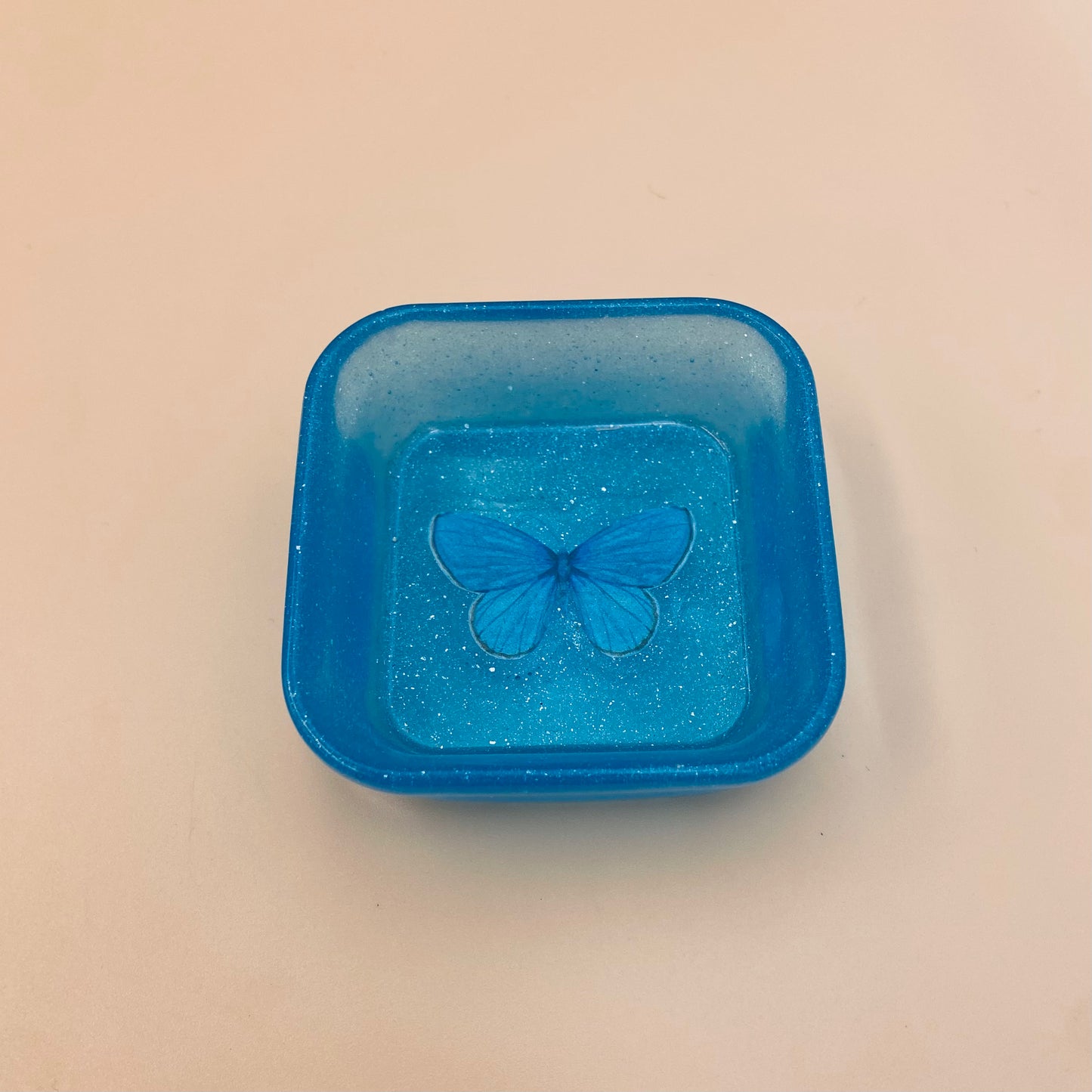 Butterfly Sparkle Square Dish