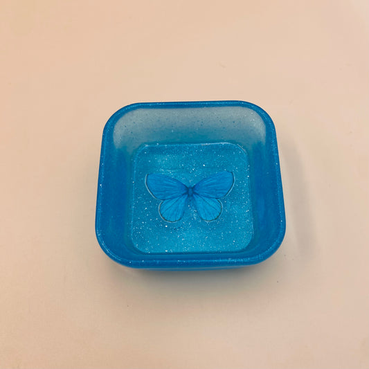 Butterfly Sparkle Square Dish