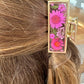 Hot Pink Gold Claw Clip