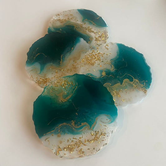 Set of 4 Geode Coasters