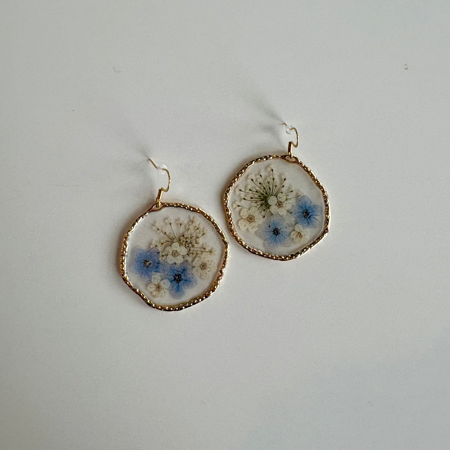 Round Floral Earrings