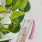 Pink “On the Vine” Bookmark