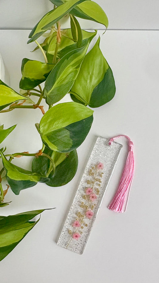 Pink “On the Vine” Bookmark