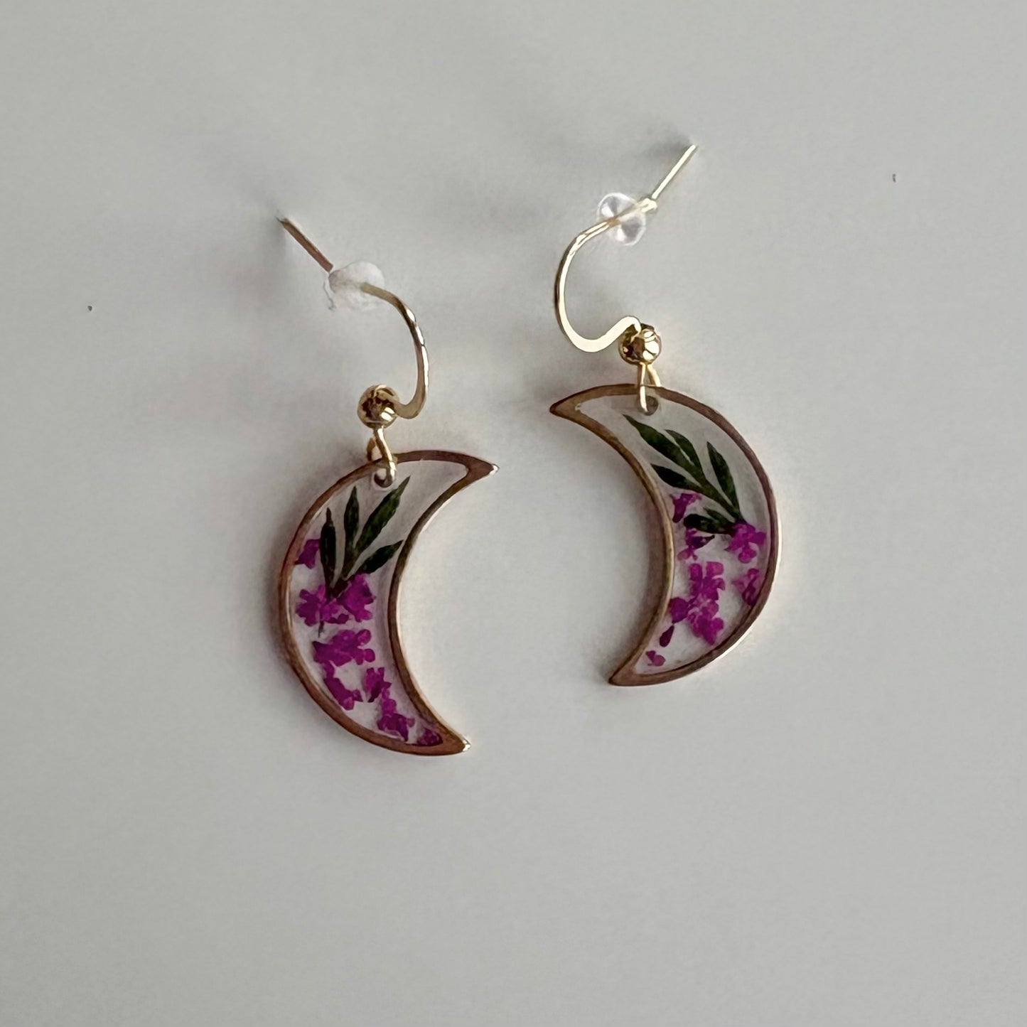 Moon Floral Earrings