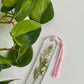 Pink Curved “On the Vine” Bookmark