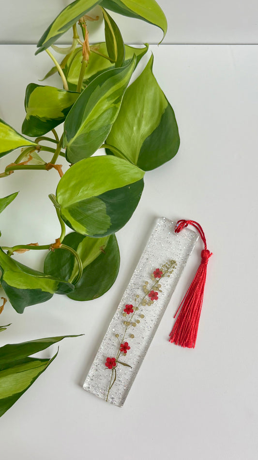 Red “On the Vine” Bookmark