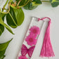 Hot Pink Floral Butterfly Bookmark