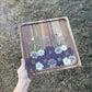 Square Wood Floral Tray