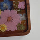 Small Rectangle Wood Floral Tray