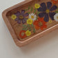 Medium Rectangle Wood Floral Tray