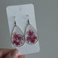 Medium Teardrop Floral Earrings